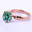 Gorgeous 4 Ct Blue Diamond Solitaire Ring In Rose Gold, Excellent Cut - ZeeDiamonds