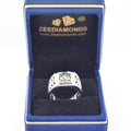 Blue Diamond Solitaire Ring in 925 Silver! Great Shine & Amazing Design! Ideal For Anniversary Gift, 1.35 Carat Certified Diamond! - ZeeDiamonds