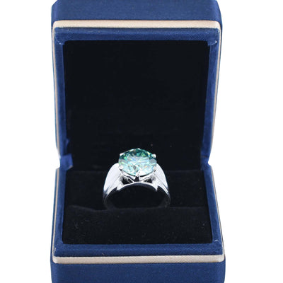 Stunning 5.95 Carat Certified Blue Diamond Solitaire Men's Ring. Excellent Luster & Great Shine! Gift For Wedding/Birthday - ZeeDiamonds