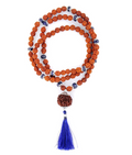 3 Mukhi - 14 Faceted Rudraksh Beads 100% Natural Rudraksh Mala - ZeeDiamonds